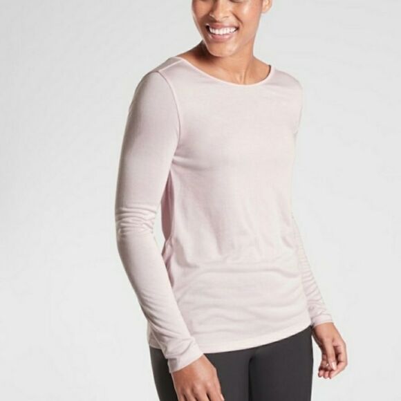 NWT Athleta Waterfall Front LS Top size XXS - Picture 3 of 8